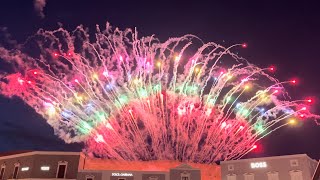 Fuochi d’artificio Sicilia Outlet village by Vaccalluzzo Event © PiroMac videos [upl. by Nialb]