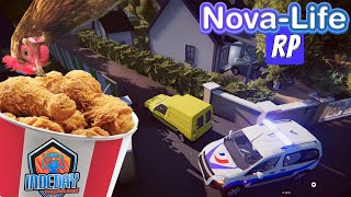 NOVALIFE RP 2  COURSE POURSUITE AVEC LA POLICE [upl. by Chadbourne860]