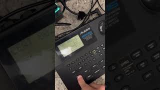 Alesis SR16 drum machine into Boss SL2 Slicer pedal [upl. by Abocaj688]