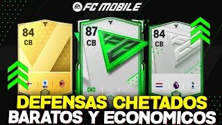 DEFENSAS BARATOS CHETADOS y MUY ROTOS PARA COMPRAR y MEJORAR EL TEAM  FC MOBILE 24 [upl. by Auqinahs]