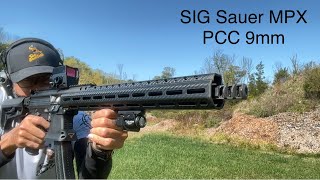 My SIG Sauer MPX PCC 9mm  Range Day Another PCC in my collection [upl. by Porche]