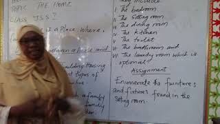 Prevocational Studies JSS1 Lesson 1 The home [upl. by Asiulana]