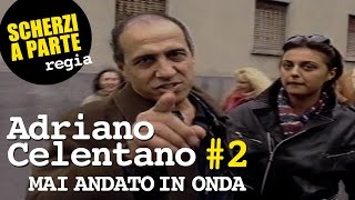 FILMMAKER  Scherzi a parte ad Adriano Celentano mai andato in onda 2 [upl. by Annez]