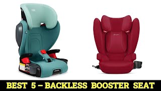 Top 5 Best Backless Booster Seat 2024 [upl. by Ardnac27]