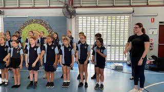 Toowong State Schools AUSLAN Australian Sign Language choir  Camerata  Advance Australia Fair [upl. by Finny]