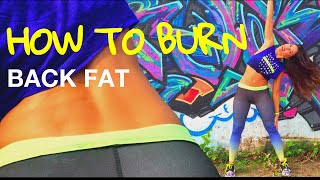 How To Burn Back Fat and Tone Your Waist [upl. by Alby]