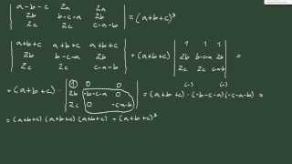 18 Determinante de una matriz 3x3 con letras [upl. by Eemla]