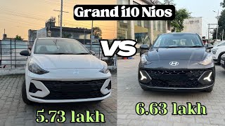 Hyundai grand i10 nios era vs magna  hyundai grand i10 nios 2023  full detailed review 🔥 [upl. by Eiramanin]