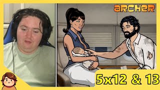 Archer  5x12 amp 13  Filibuster and ArrivalDeparture  Reaction [upl. by Nestor]