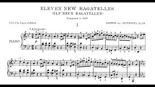 Beethoven  11 Bagatelles Op 119 Rudolf Serkin [upl. by Yelknirb]