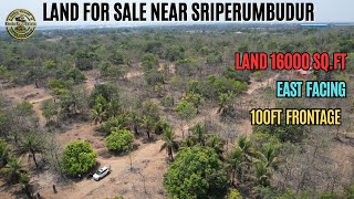 ID 1667  Land for Sale In Mappedu  100Ft Frontage  24Ft Road  East Facing [upl. by Fitzhugh]