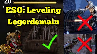 ESO Tutorials Leveling Legerdemain [upl. by Donall]