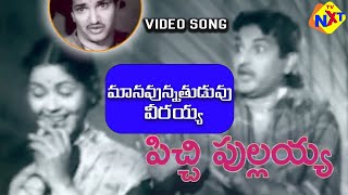 Maanavunnathuduvu Veerayya Video Song  Pichi Pullayya Telugu Movie Songs  N T R  TVNXT Music [upl. by Elleinnod]