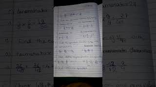 CHAPTER FRACTION CLASS 6 MATHS MATHS mathstricks [upl. by Arreik891]