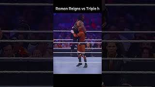 🥶Triple h vs Roman Reigns🤩Shortsroromanreignstripleh [upl. by Farmann86]