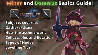 How to play Miner and Botanist in detail FFXIV Endwalker [upl. by Hoxsie]