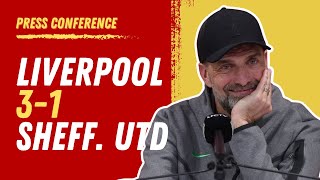 Liverpool 31 Sheffield United  Jurgen Klopp PostMatch Press Conference [upl. by Mackenie408]