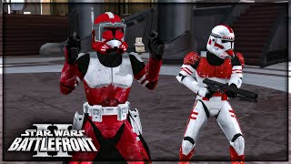 Star Wars Battlefront 2 Mod  Clone Wars Era Episode III  Coruscant Shock Troopers [upl. by Hilliard278]