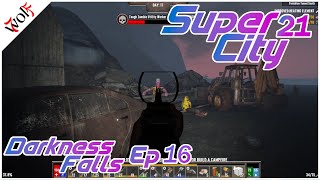 7Days2Die  Darkness Falls SuperCity  Tunnel from Hell  Ep 16 [upl. by Idnis]