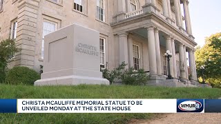 Christa McAuliffe memorial statue to be unveiled Monday at the Statehouse [upl. by Gathard]