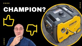 My Review of Champion 4500W Dual Fuel Inverter Generator  quiet and powerful generator for my RV [upl. by Liahus]