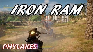 Assassins Creed Origins  Phylake Fight  The Iron Ram Legendary Predator Bow [upl. by Gaspar]