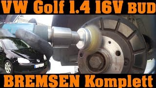 VW Golf 5  Bremsscheiben und Bremsbeläge NEU 🔧🔧🔧 [upl. by Dabney]