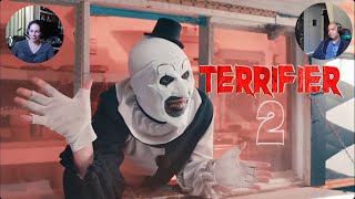 Terrifier 2 Trailer  First Time Reaction [upl. by Amerak]