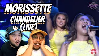 TOP TIER VOCALS  MORISSETTE  CHANDELIER Live from The Platinum Concert  REACTION [upl. by Mortie]