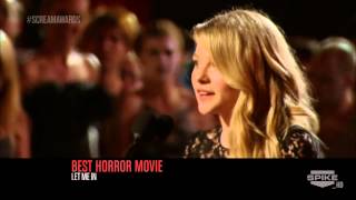 Chloë Grace Moretz  Best Horror MovieActress  Scream Awards 2011 HD [upl. by Chimene894]