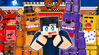 A PIZZARIA de FIVE NIGHT AT FREDDYS o FILME no MINECRAFT [upl. by Ariom408]