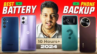 best battery life smartphones 2024 🤩  mobile phone with best battery life [upl. by Laresa]