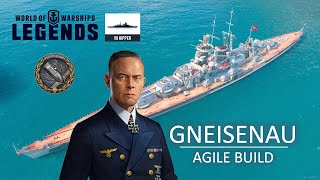 Gneisenau  Agile Build World of Warships Legends Xbox SX [upl. by Gnourt]