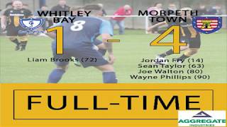 HIGHLIGHTS Whitley Bay 1 Morpeth Town 4 [upl. by Bern403]