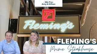 Watch this before going to FLEMINGs STEAKHOUSE  We Try Date Night [upl. by Harvard686]