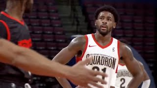 Izaiah Brockington Highlights Birmingham Squadron at Memphis Hustle 27 pts 14 rebs 2 asts 2 stl [upl. by Terryn]