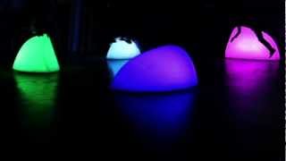 Interactive MARBLES playing with people via light and sound [upl. by Nelyk]