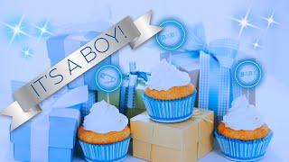 Baby Shower Background Video  Its A Boy [upl. by Mada217]