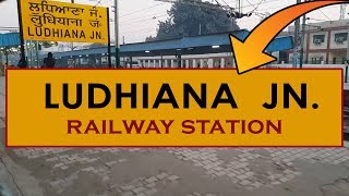 LDH Ludhiana Junction railway station India in 4k ultra HD [upl. by Idna684]