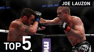 Joe Lauzon MMA Jiu jitsu Top 5 UFC fight highlight 2015 [upl. by Eseila]