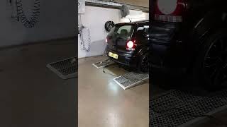 polo 9n3 gti stage 2 remap pops and bangs flames [upl. by Lotsirhc]