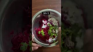 Beetroot Salad healthysalad aliabhatt tastysalad easysaladrecipe viral beetroot salad [upl. by Stella]