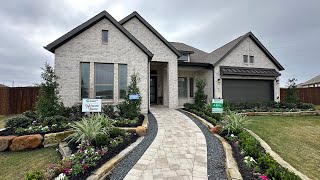 Chesmar Homes Montgomery Plan in Meridiana in Manvel Texas  471k  Move In Ready [upl. by Hsevahb]