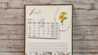 Geburtstagskalender die Einteiler mit Produkten von stampin up und creative Depot [upl. by Lucania]