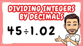 Dividing Integers by Decimals  Dividing by Decimals using Short Division [upl. by Suirtimid]