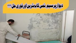 wall seepage treatment in Pakistan  wall waterproof pakistan  wall seepage solution [upl. by Eanore390]