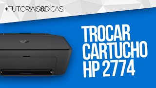 🖨️ Como TROCAR CARTUCHO na IMPRESSORA HP DeskJet 2774  Atualizado [upl. by Nisbet]