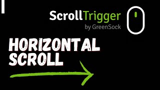 How To Add Horizontal Scroll To Your Website Using GSAP ScrollTrigger [upl. by Ttsepmet671]