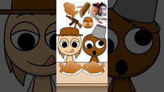 sprunki Brown Color Mukbang shorts youtubeshorts [upl. by Nedmac]