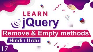 jQuery Empty amp Remove Method Tutorial in Hindi  Urdu [upl. by Sanders]